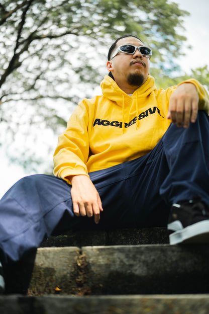 AGRSV ESSENTIAL LOGO PULLOVER HOODIE -  EMBROIDERED