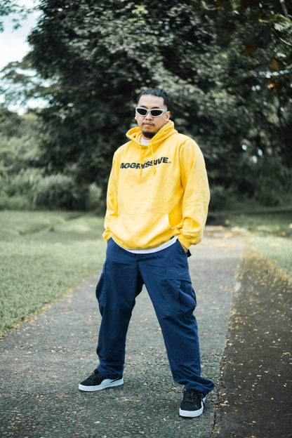 AGRSV ESSENTIAL LOGO PULLOVER HOODIE -  EMBROIDERED