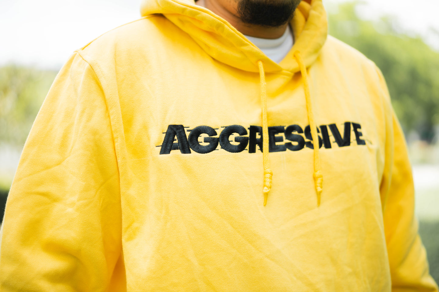 AGRSV ESSENTIAL LOGO PULLOVER HOODIE -  EMBROIDERED