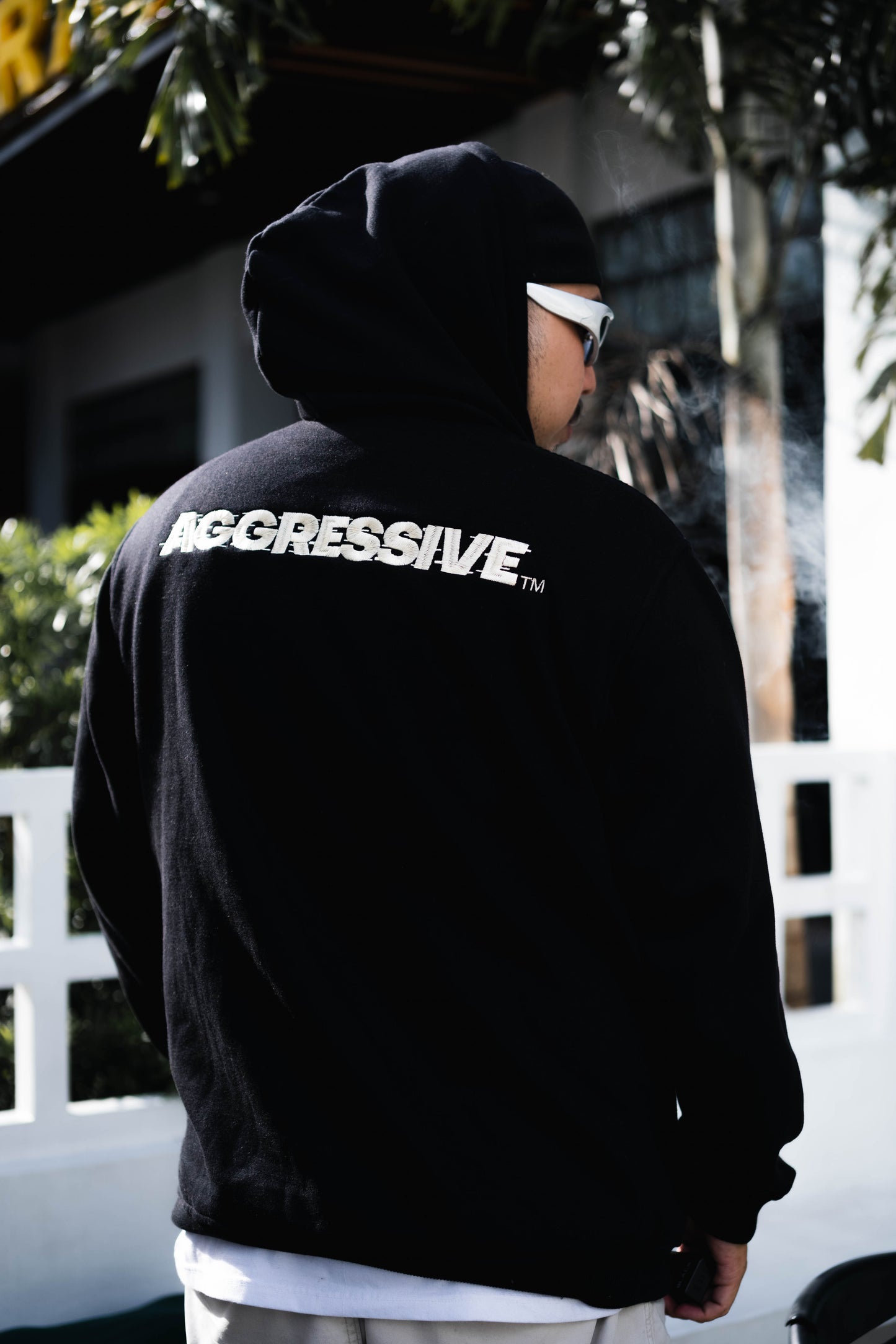 AGRSV ESSENTIAL LOGO PULLOVER HOODIE - EMBROIDERED