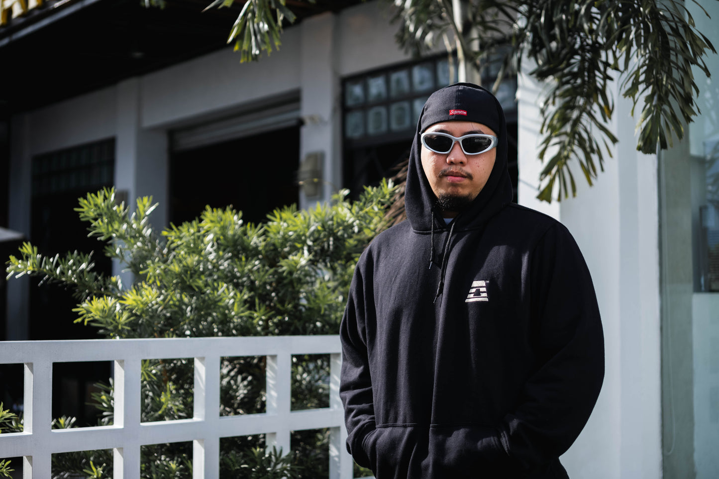 AGRSV ESSENTIAL LOGO PULLOVER HOODIE - EMBROIDERED