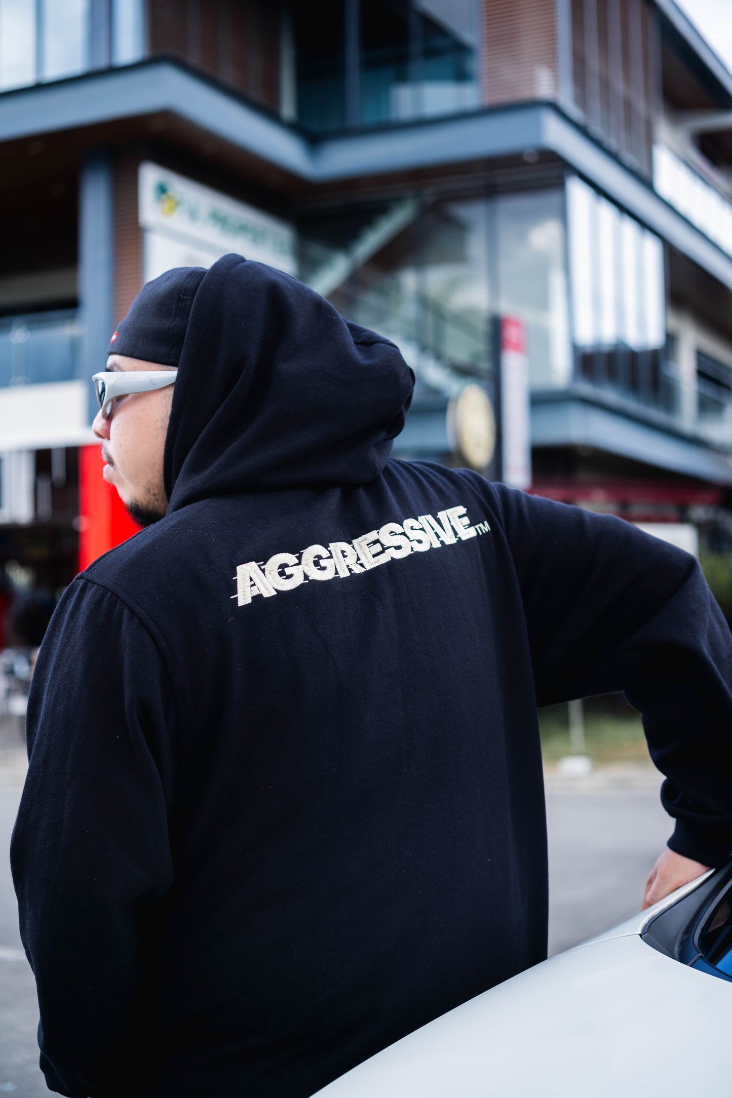 AGRSV ESSENTIAL LOGO PULLOVER HOODIE - EMBROIDERED