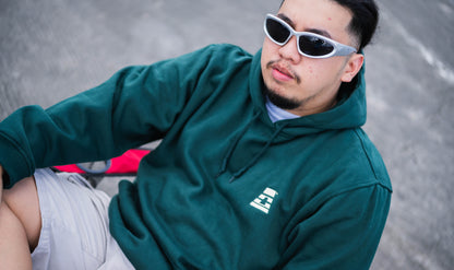 AGRSV ESSENTIAL LOGO PULLOVER HOODIE -  EMBROIDERED