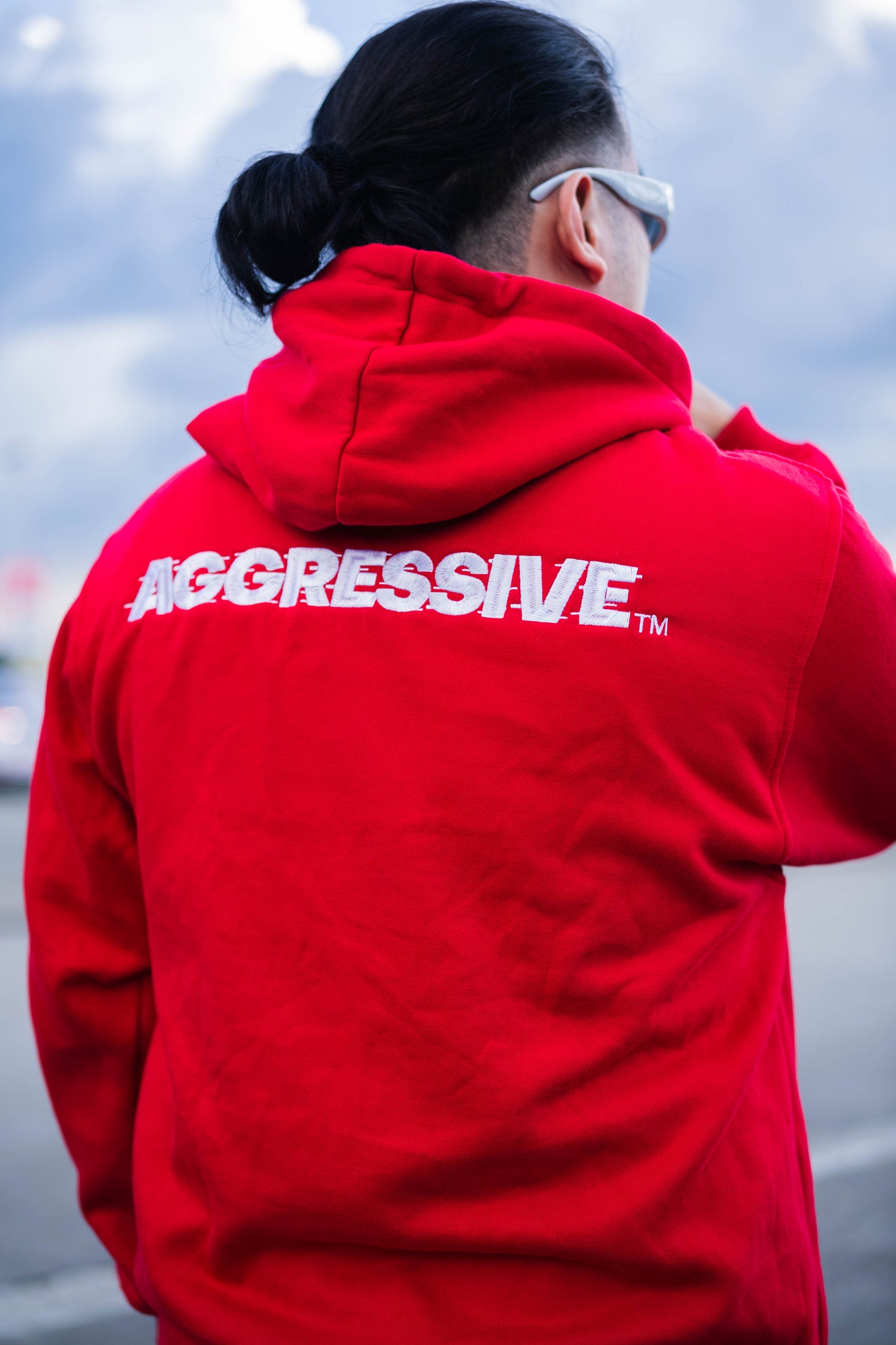 AGRSV ESSENTIAL LOGO PULLOVER HOODIE - EMBROIDERED