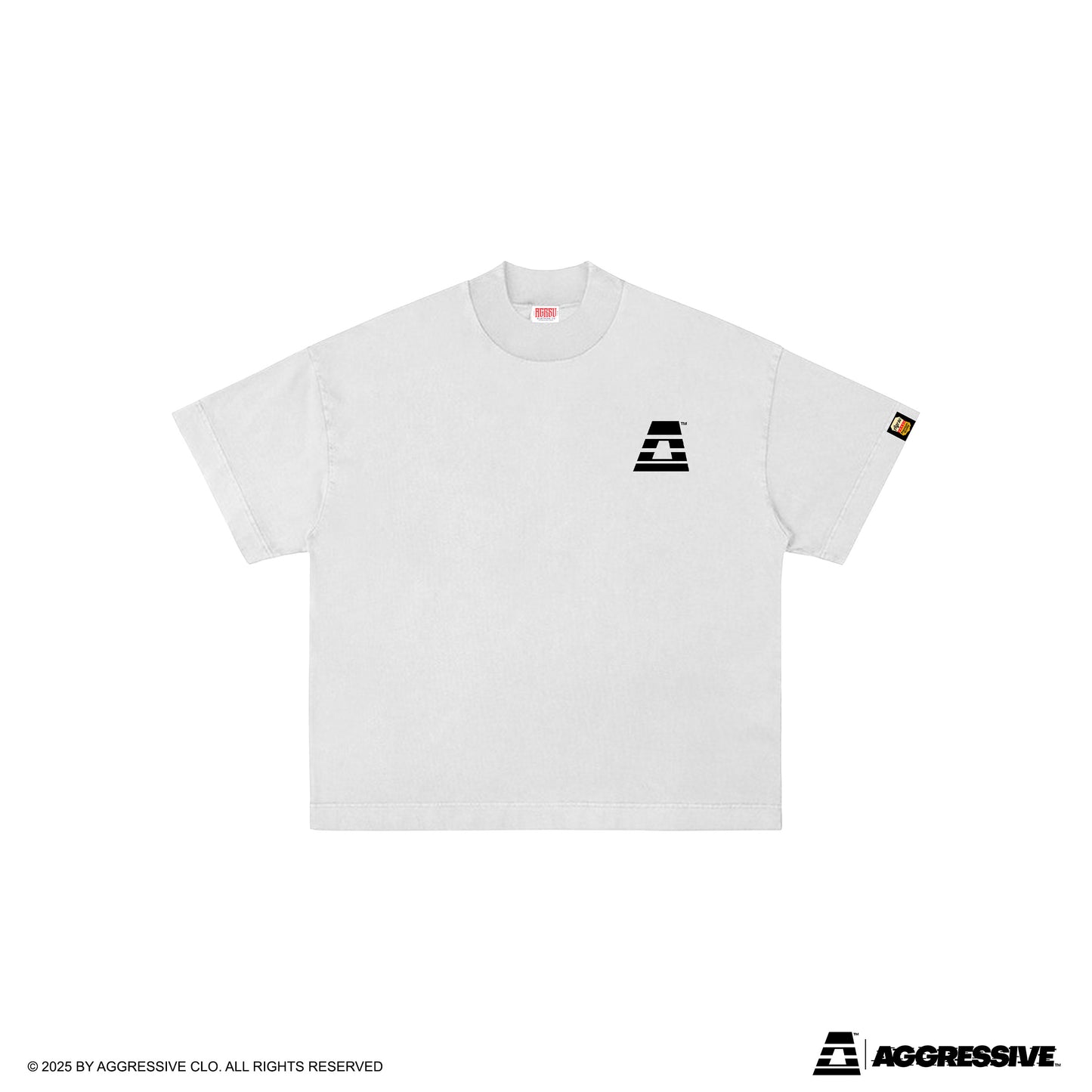 AGRSV EMBROIDERY LOGO TEE - OVERSIZED