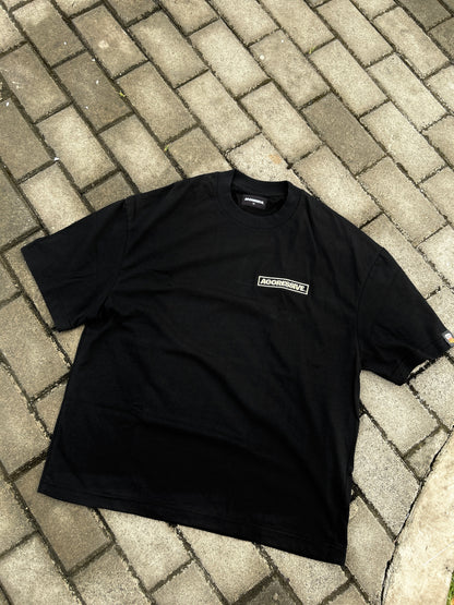 AGGRESSIVE EMBROIDERY LOGO - OVERSIZED