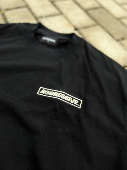 AGGRESSIVE EMBROIDERY LOGO - OVERSIZED