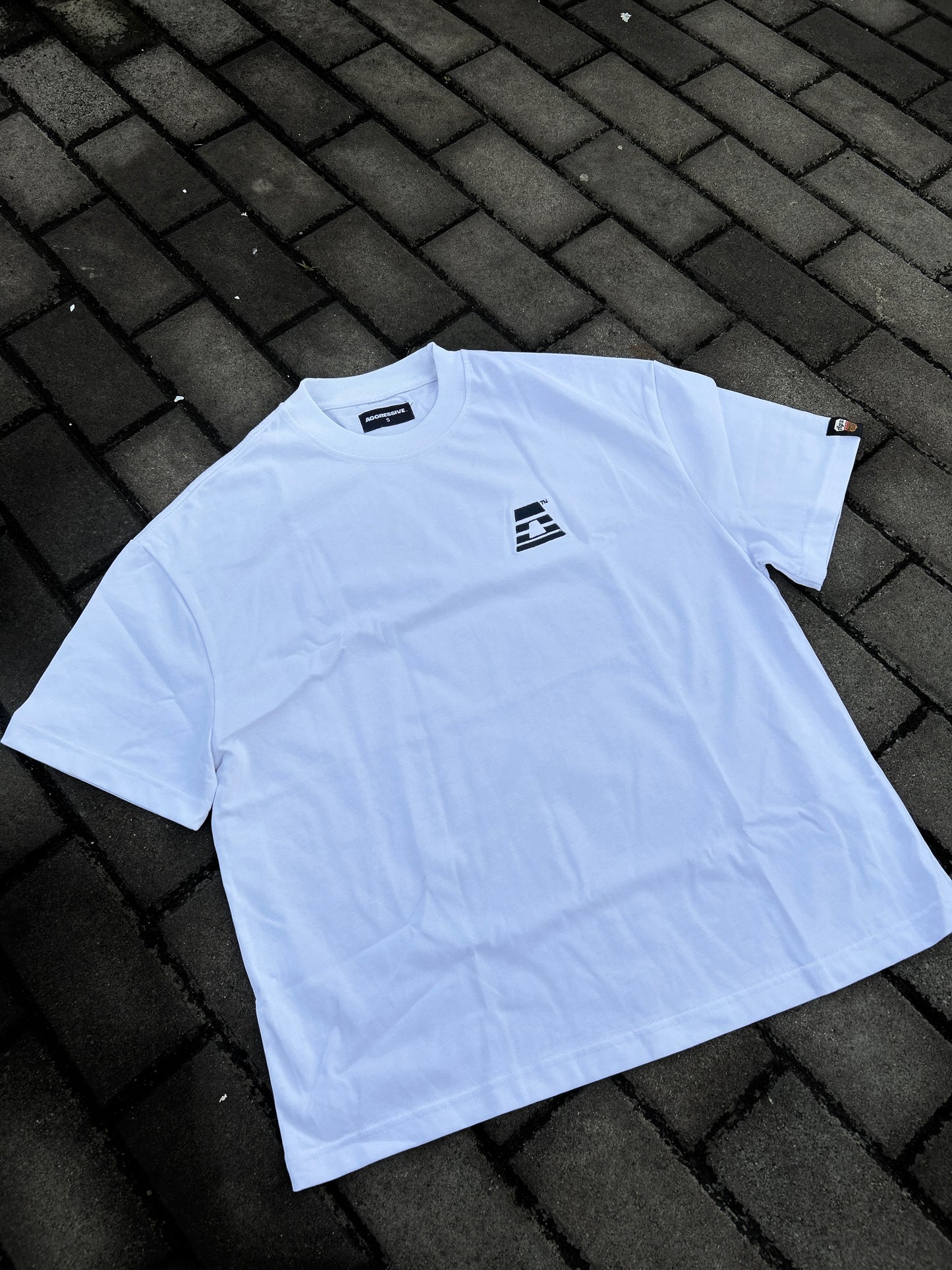 AGRSV EMBROIDERY LOGO TEE - OVERSIZED