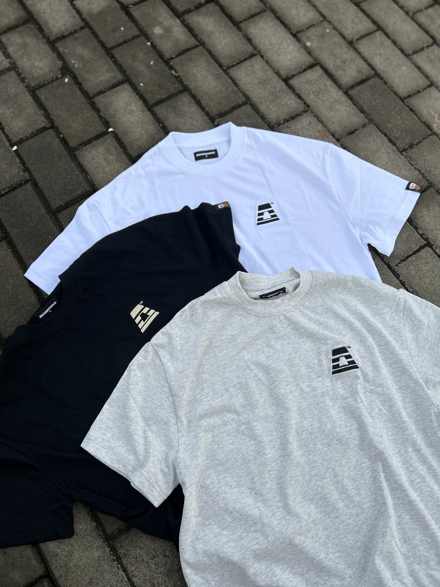 AGRSV EMBROIDERY LOGO TEE - OVERSIZED