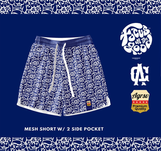 Mesh Short Blue